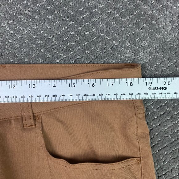 Peter Millar EB66 Pants Men's 36 x 30 Brown Classic Fit Chino Stretch golf - Picture 11 of 15